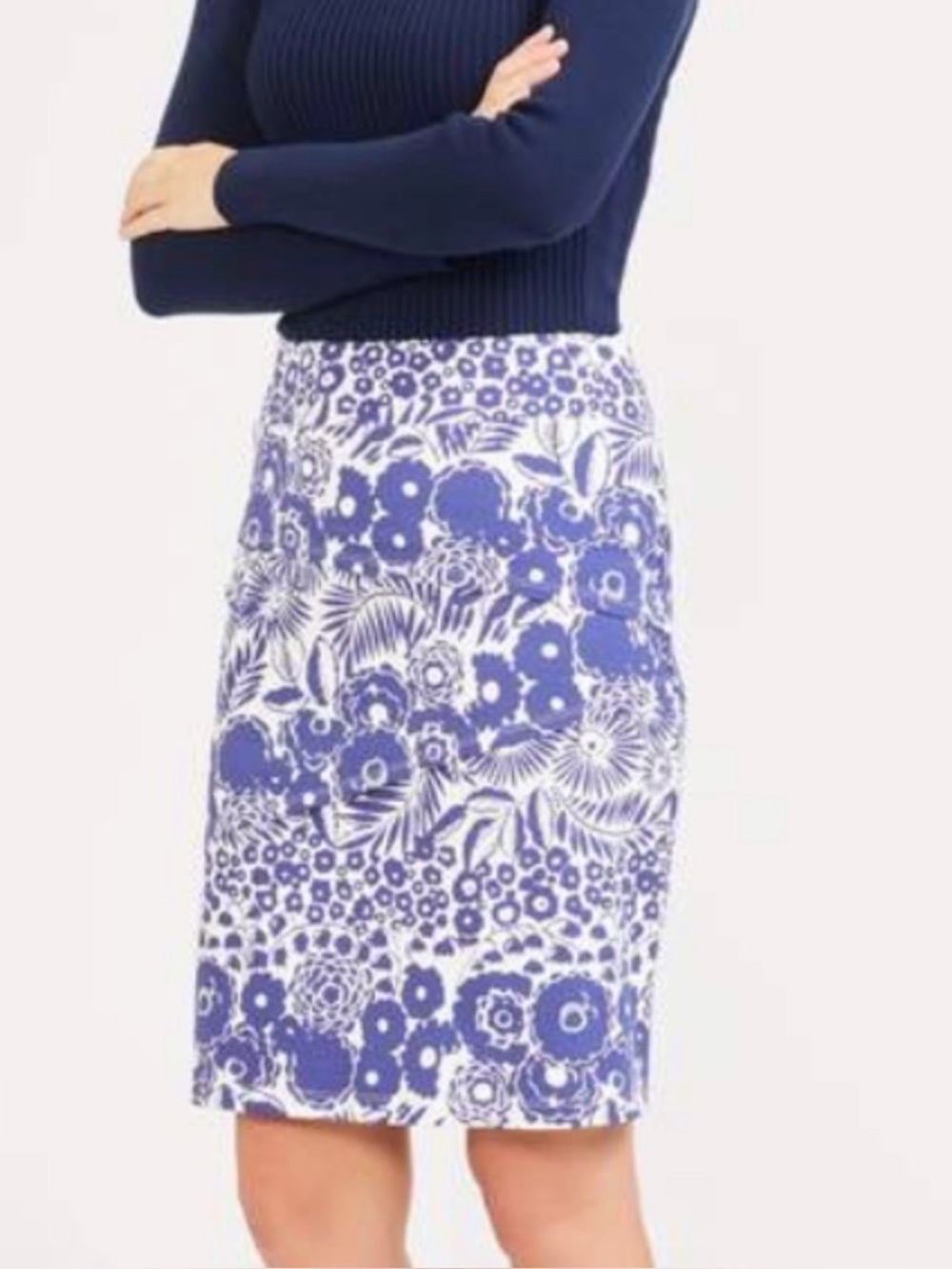 J. McLaughlin Nicola Orsay Fleur Skirt Size Medium
